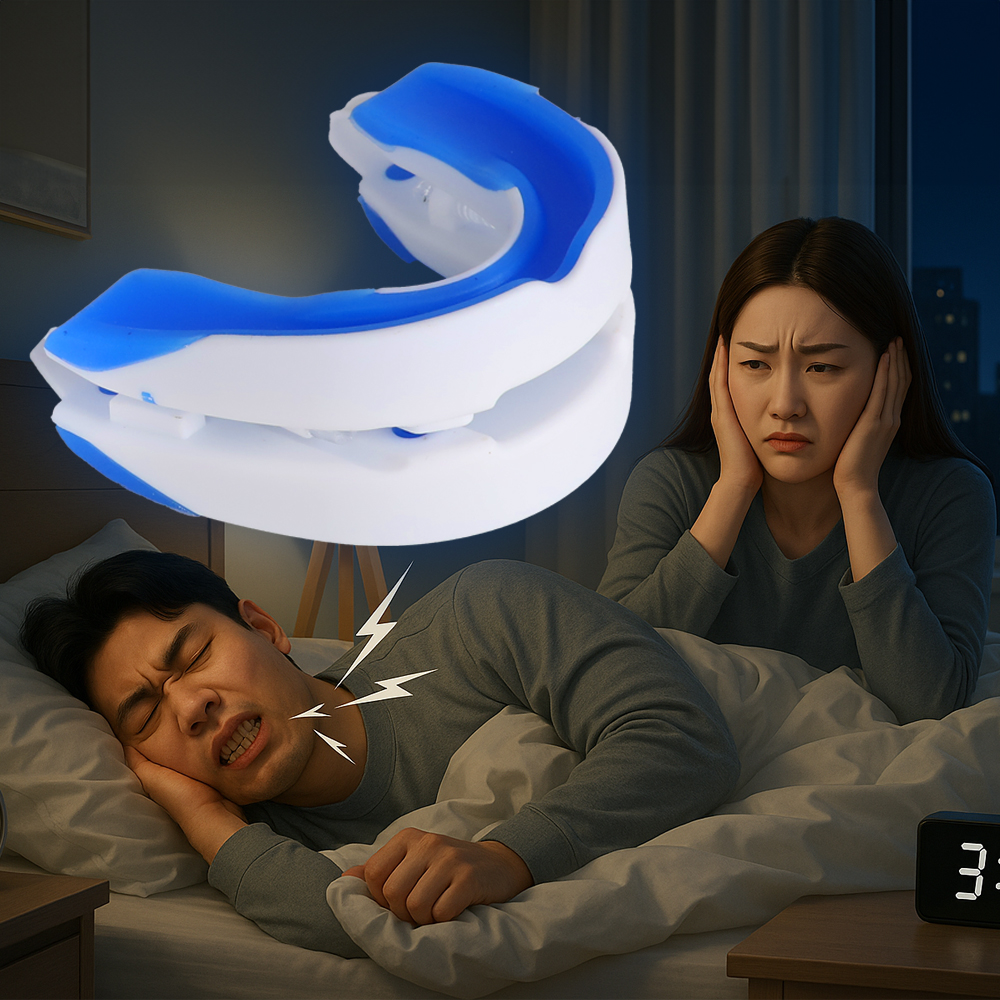 이갈이 스플린트 코골이 실리콘 이악물기방지 마우스피스 - 상품 이미지