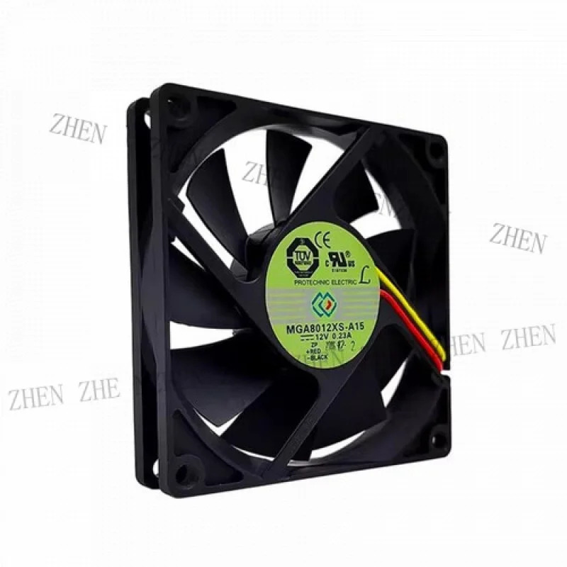 Y MGA8012XS-A15신 냉각팬 8015 DC12V 0.23A 8CM 3핀