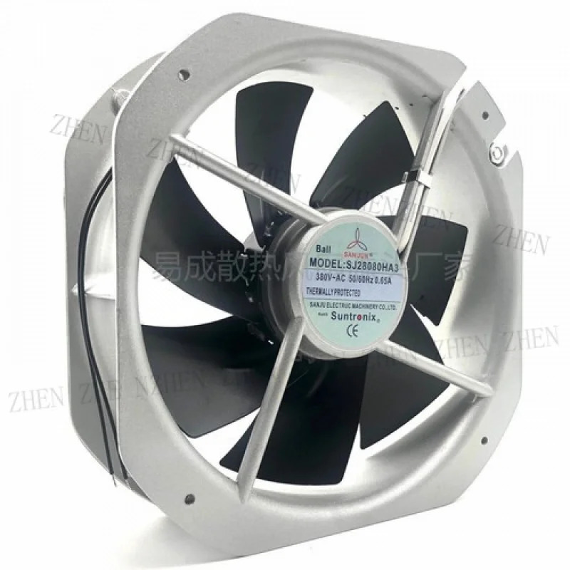 Y for SANJUN SJ28080HA3 AC380V 0.65A 28CM AC 냉각팬