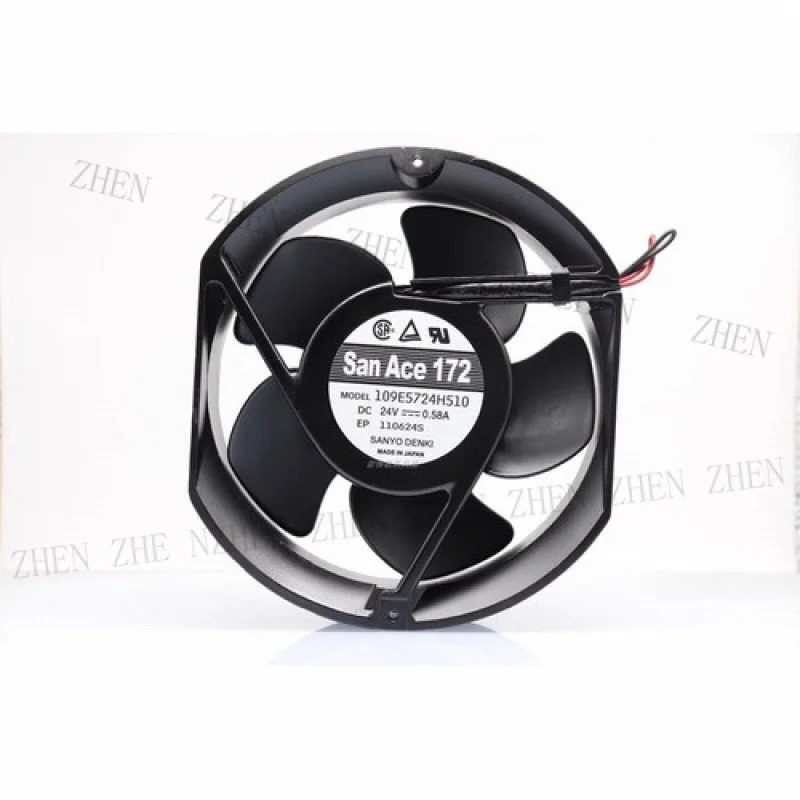 Y for San Ace172 109E5724H510 24V 0.58A 17251 17CM 알루미늄프레임 냉각팬