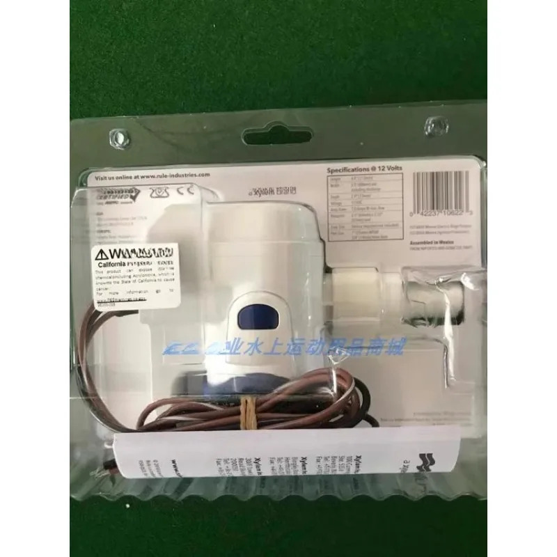Rule Mate 요트 완전 자동 워터 펌프 ITT 빌지 RM800GPH/3028LPH/12V24v800B