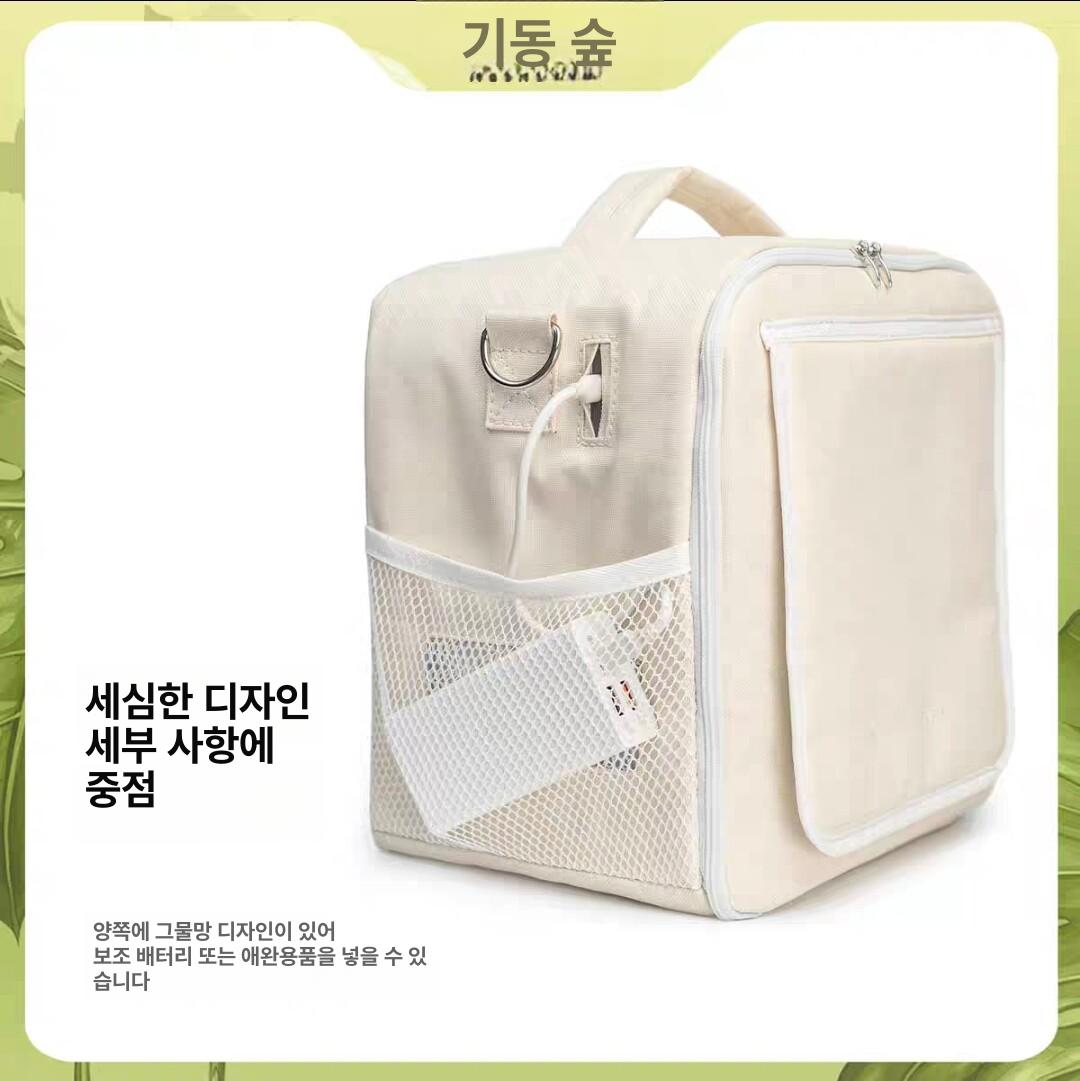 앵무새 보온박스 외출 조류 잉꼬 가방 케이지 이동장 - 상세 이미지 4