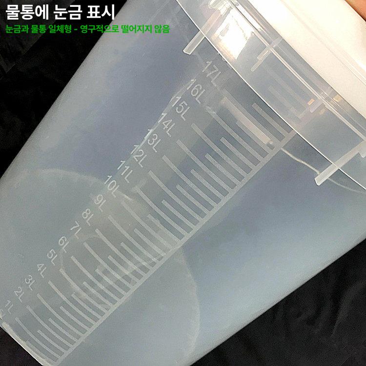 대형 물통 20리터 약수통 말통 투명 수도꼭지 밸브 20L 직통 밸브 - 상세 이미지 3