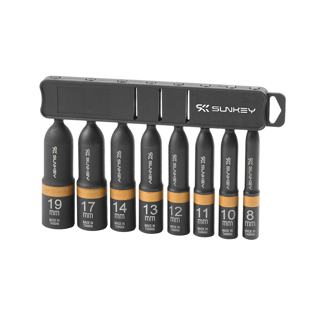 썬키 롱비트소켓 세트 8~19mm 일체형 SKB-8GS - 상품 이미지