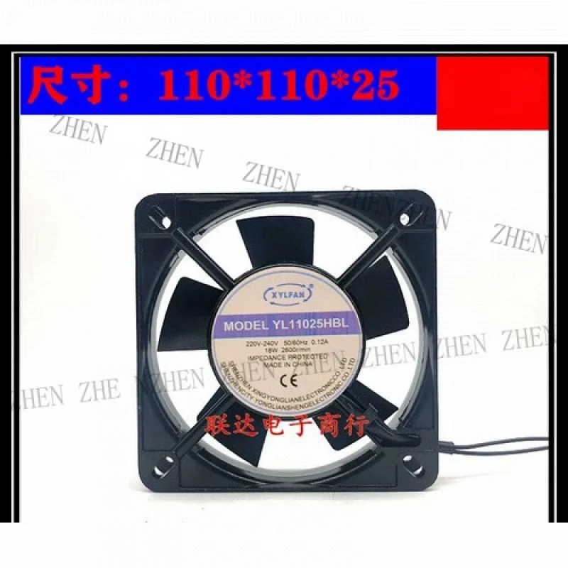 Y for XYLFAN YL11025HBL 11025 220V-240V 0.12A 11cm 냉각팬