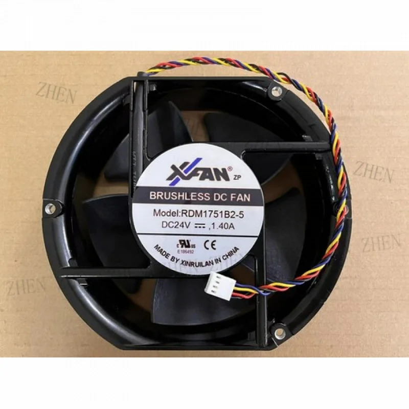 Y FOR XFAN 냉각팬 DC24V 1.40A RDM1751B2-5 17251 24V