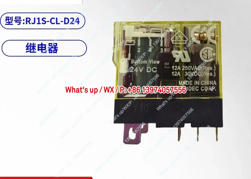10개 IDEC 이즈미 RJ1S-CL-D24 RJ1S-CL-D12 릴레이 전압 24V DC