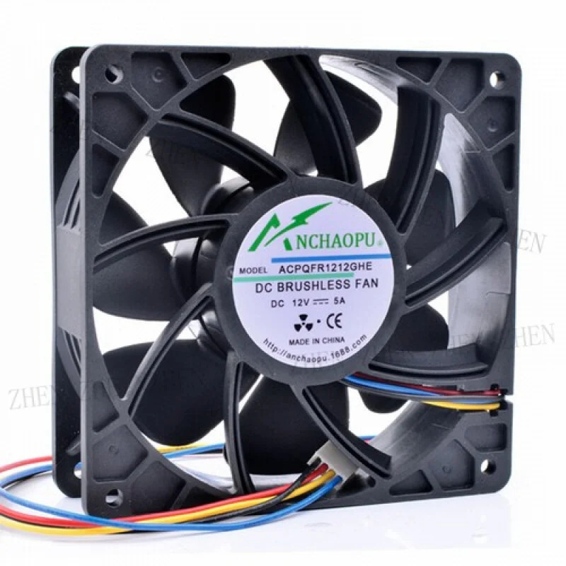 Y 12cm 12038 12V 5A QFR1212GHE 고속 서버 냉각팬