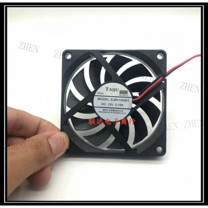 Y for TAIJU SJ8010HD1 DC12V 0.19A 8cm 냉각팬