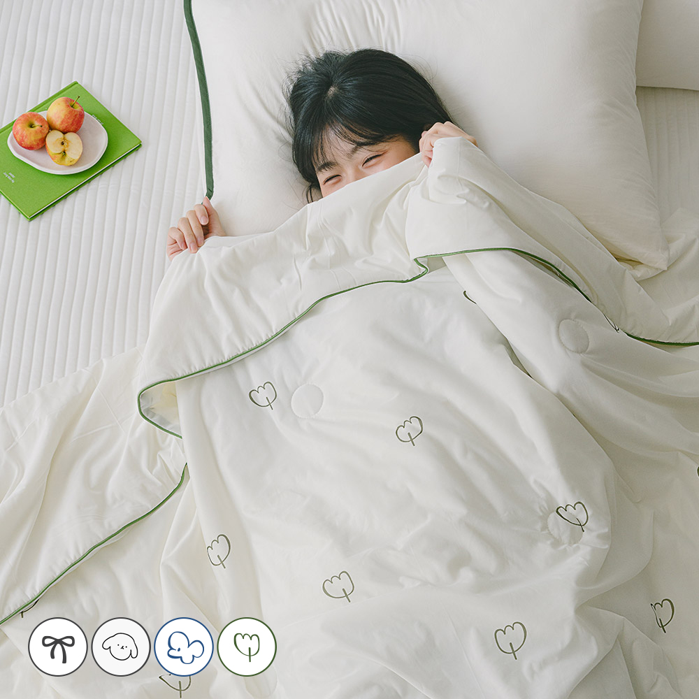 [네이버단독 신상특가] 바자르 냉감 시즈닝 소프트 양면 여름 차렵이불 SS