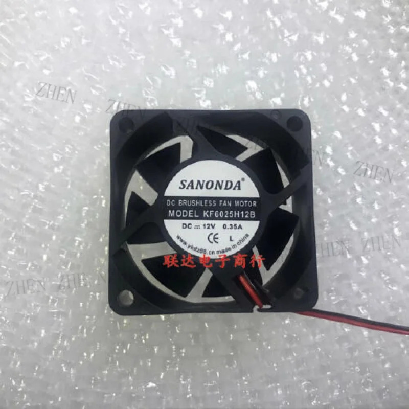 Y KF6025H12B DC12V 0.35A 6025 6CM 케이스 전원공급장치 냉각팬