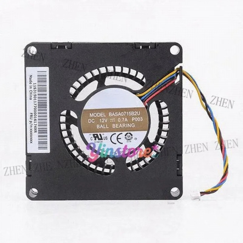 Y VAC BASA0715B2U 03T9721 PWM 냉각팬 7015 DC12V 0.7A 7CM 4핀기능