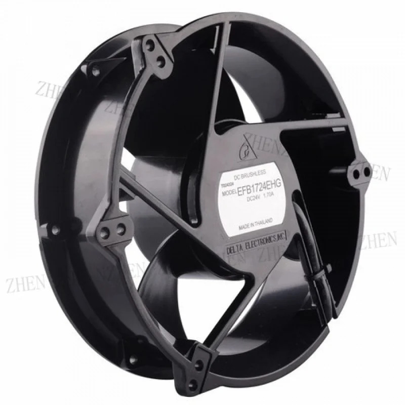 Y FOR EFB1724EHG DC24V 1.70A 17CM 17251 원형 알루미늄프레임 냉각팬