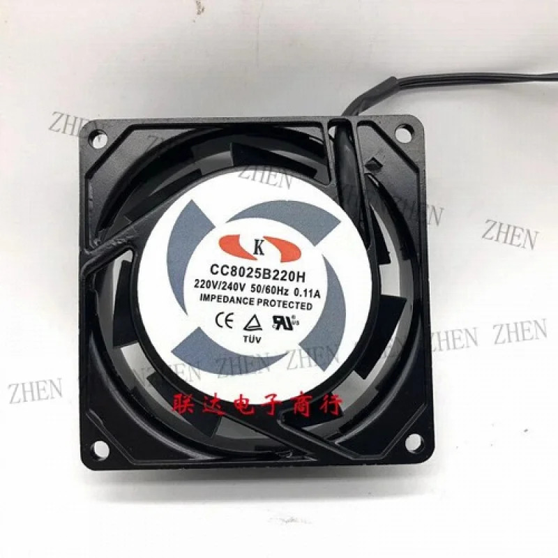 Y FOR K CC8025B220H AC220V/240V 0.11A 8CM cm 냉각팬 8025
