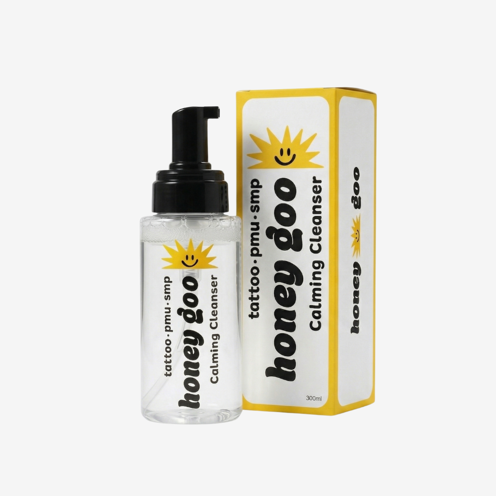 허니즈 카밍 클렌저 반영구 타투 SMP 폼타입 저자극 클렌징 300ml 1개 - 상품 이미지