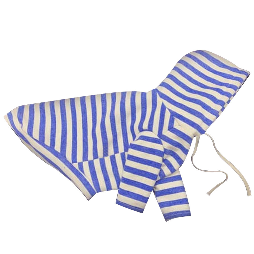 SK펫 강아지옷 네츄럴 루즈 후드 티셔츠 (블루) (XL) - 상품 이미지