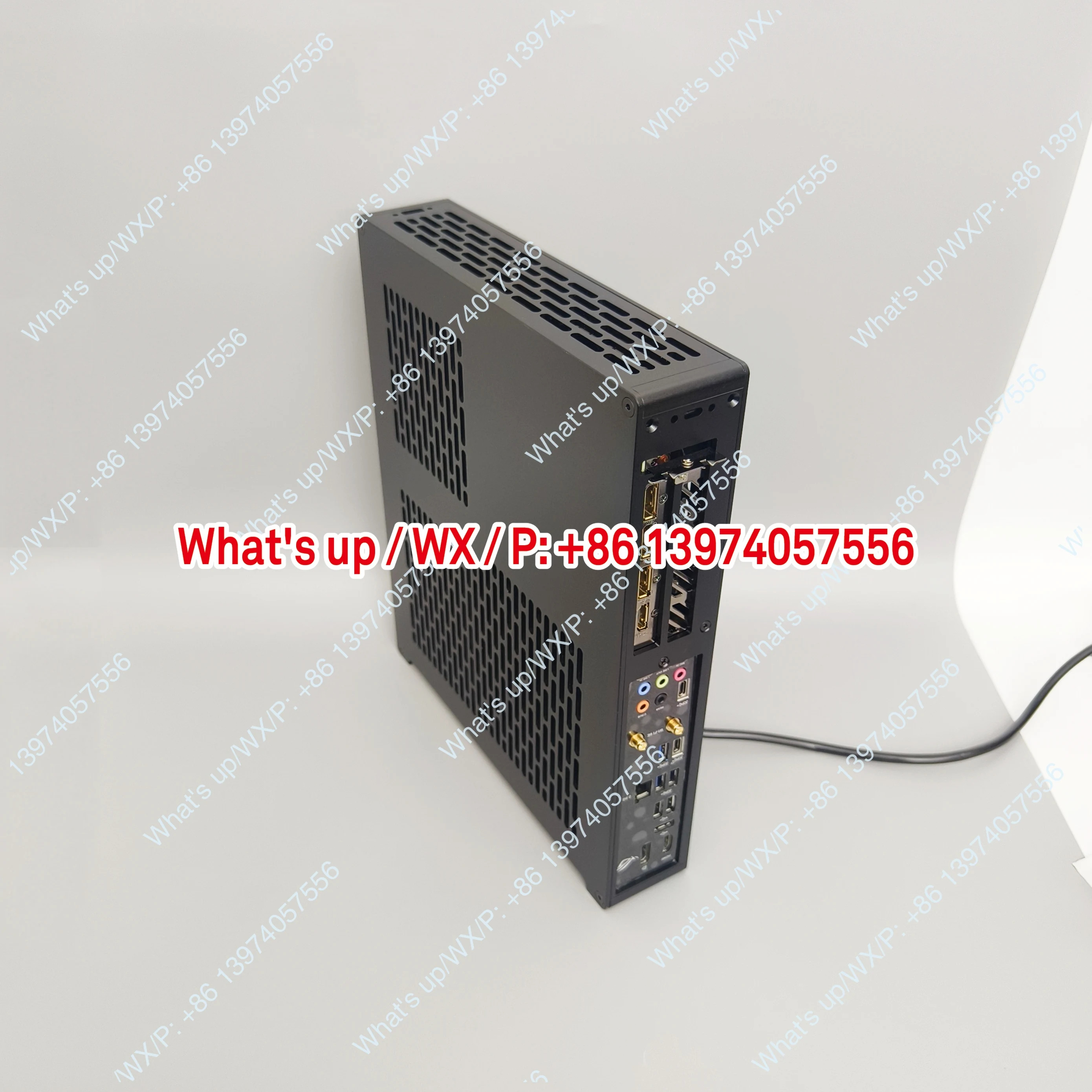 신형 S354리터 휴대미니 ITX 타일형 소형 호스트 듀얼 팬 그래픽 카드 지포스 지원