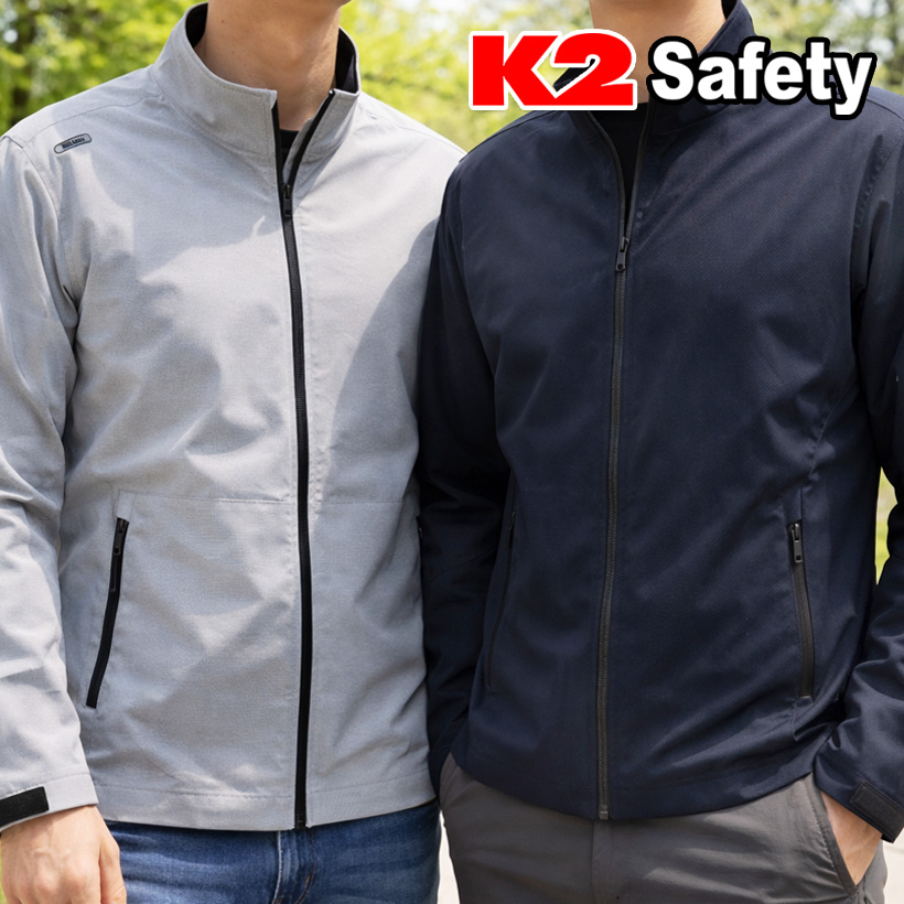K2세이프티 중년남자봄잠바 여름 경량 아빠 남편 간절기 바람막이점퍼 직원 춘하복 빅사이즈 - 상품 이미지