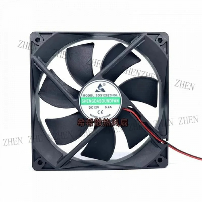 Y SHENGDASOUNDFAN 팬 SDS12025HSL DC12V 112CM 2선식 냉각팬