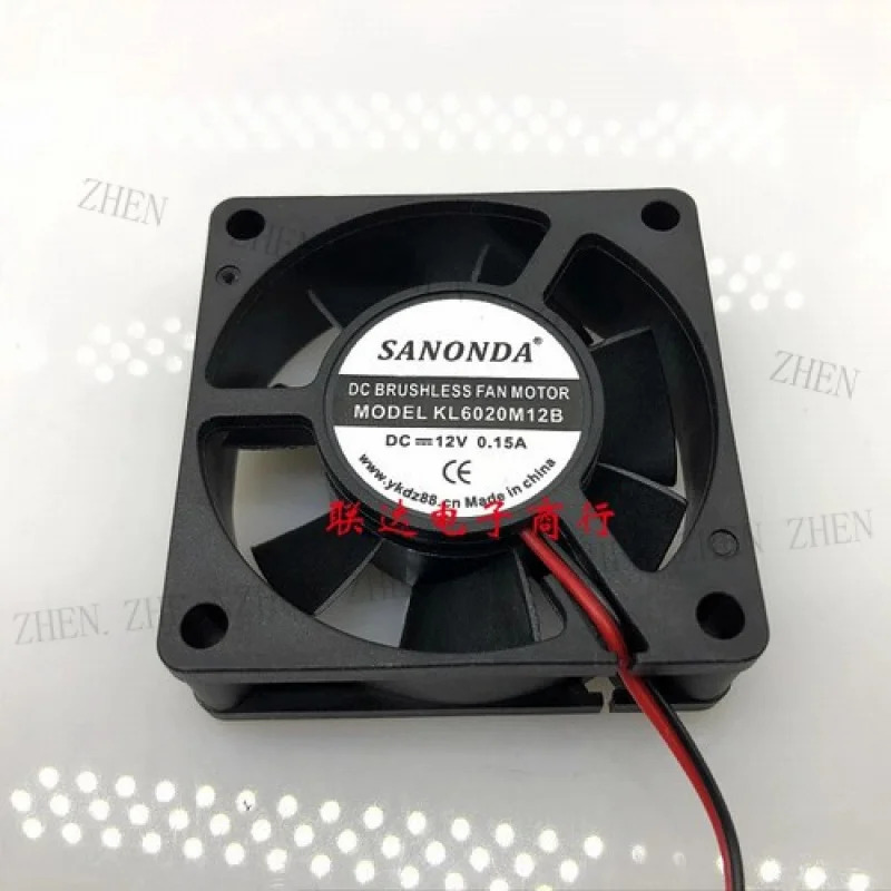 Y KL6020M12B DC12V 0.15A 6020 6CM 2선 인버터 냉각팬