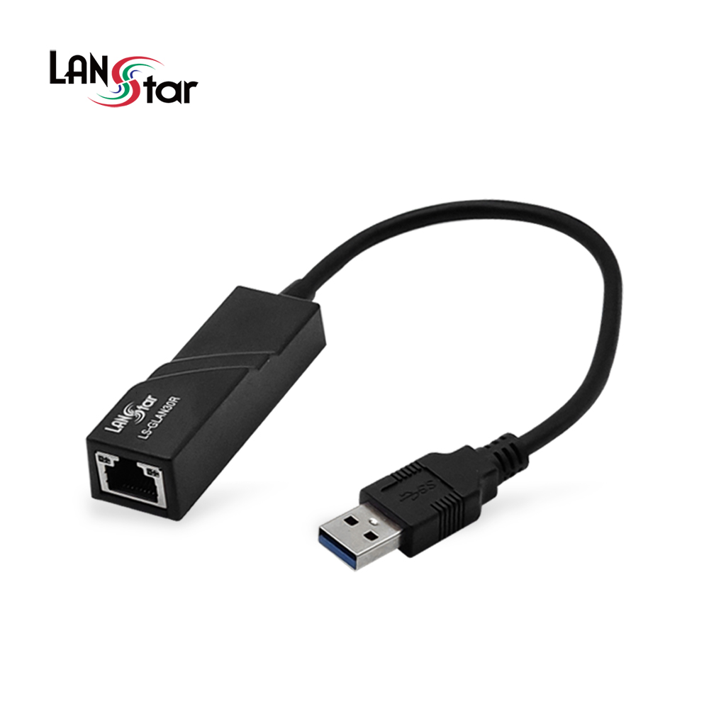 랜스타 LS-GLAN30R USB3.0 유선랜카드 1G 속도 지원 RTL8153 칩셋 - 상품 이미지