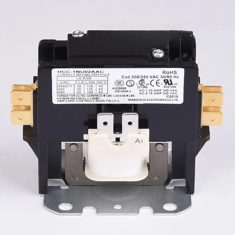 208V/240V 30A 단상 HCC-1NU02AAC UL CSA HVAC 히트 푸-엠피 AC 접촉기