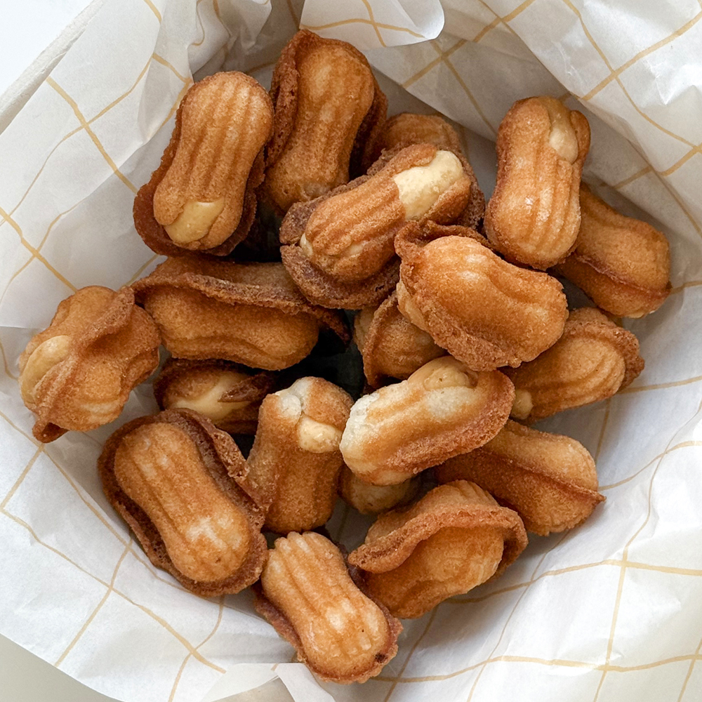 당연구소 땅콩과자 땅콩빵 쌀빵 저당땅콩빵, 95g, 4개 - 상세 이미지 2