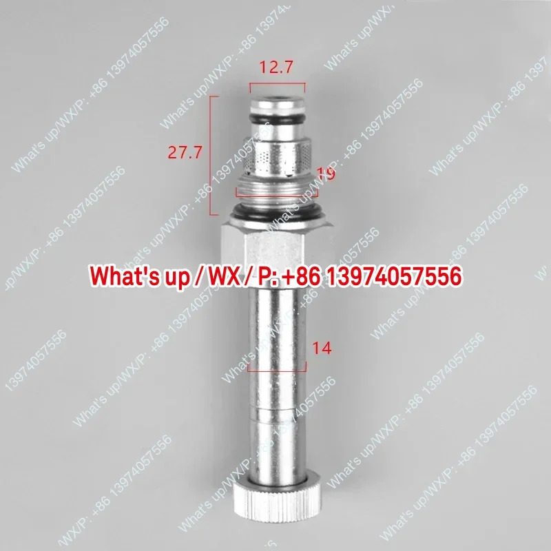 2위치 2방향 스레드형 카트리지 솔레노이드 밸브 CSV08 상시 닫힘 고유량 DHF08-220S