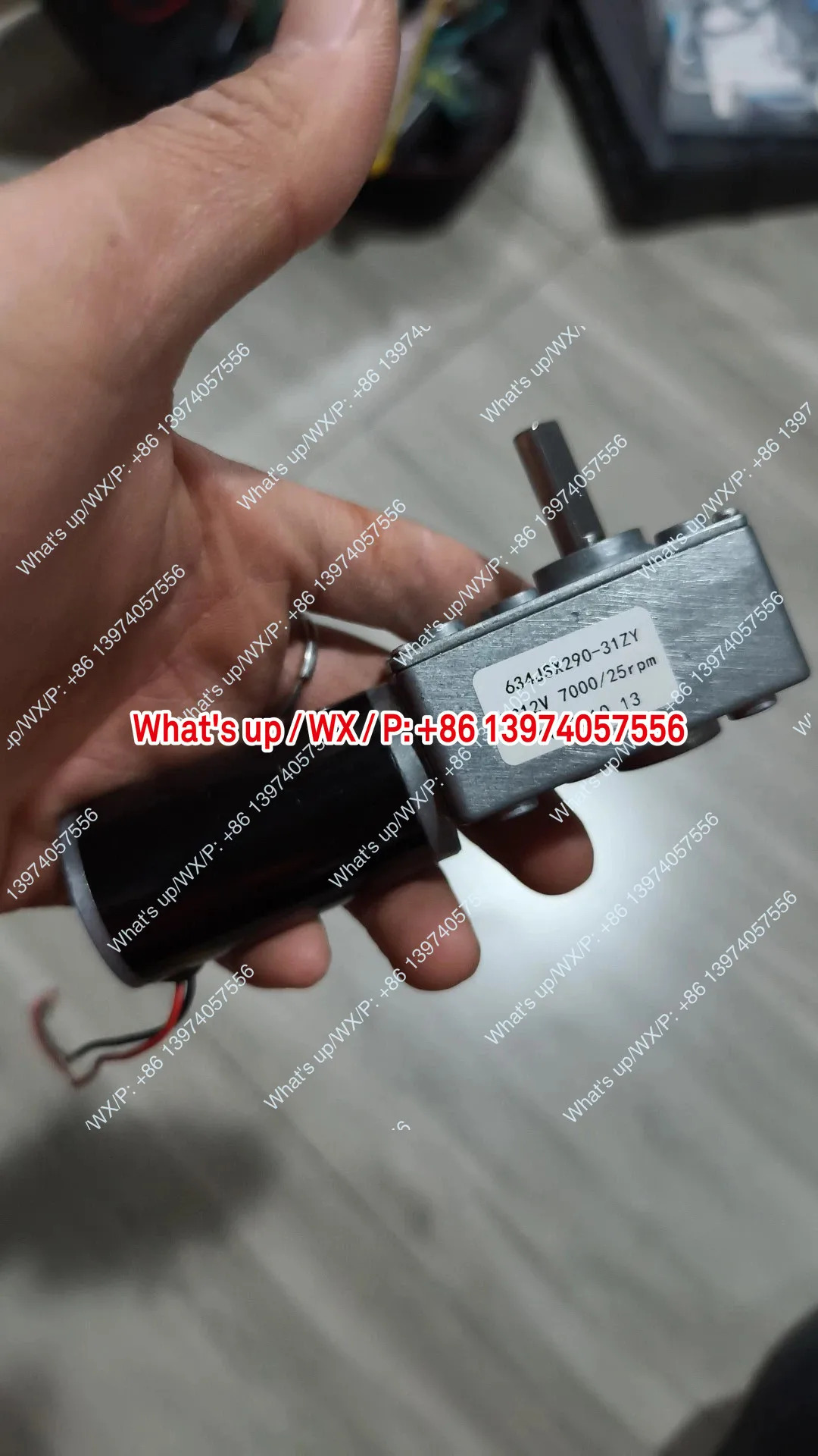 634JSX290-31ZY DC12V25RPM 모터적가능