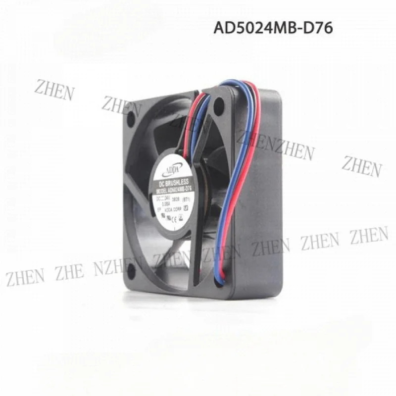 Y FOR AD5024MB-D76 5015 DC24V 0.08A 1.92W 5CM 3핀 DC 냉각팬