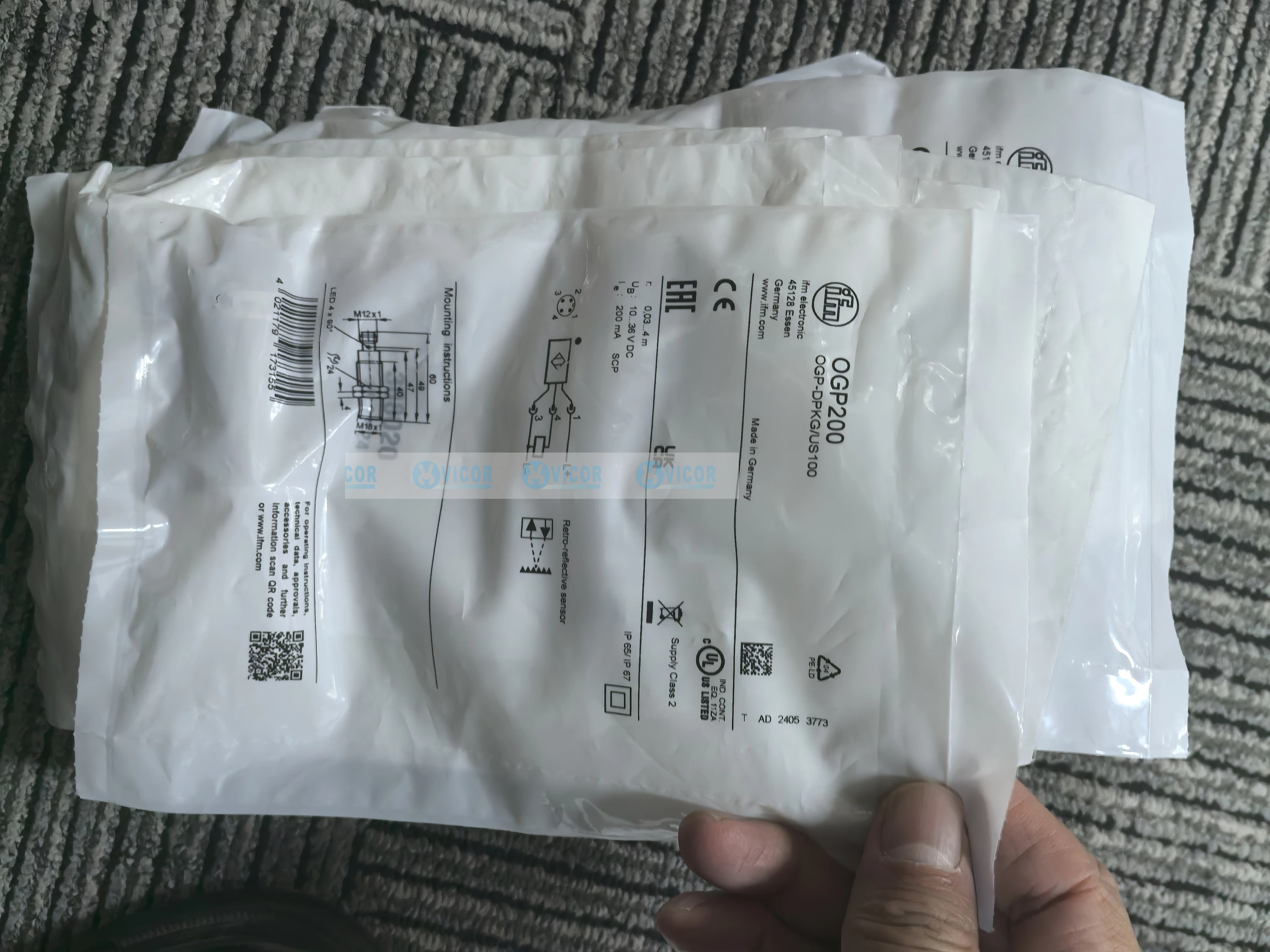 IFM 센서 OGP200 OGP300 OGP500 OGP700 OGP280 OGP281