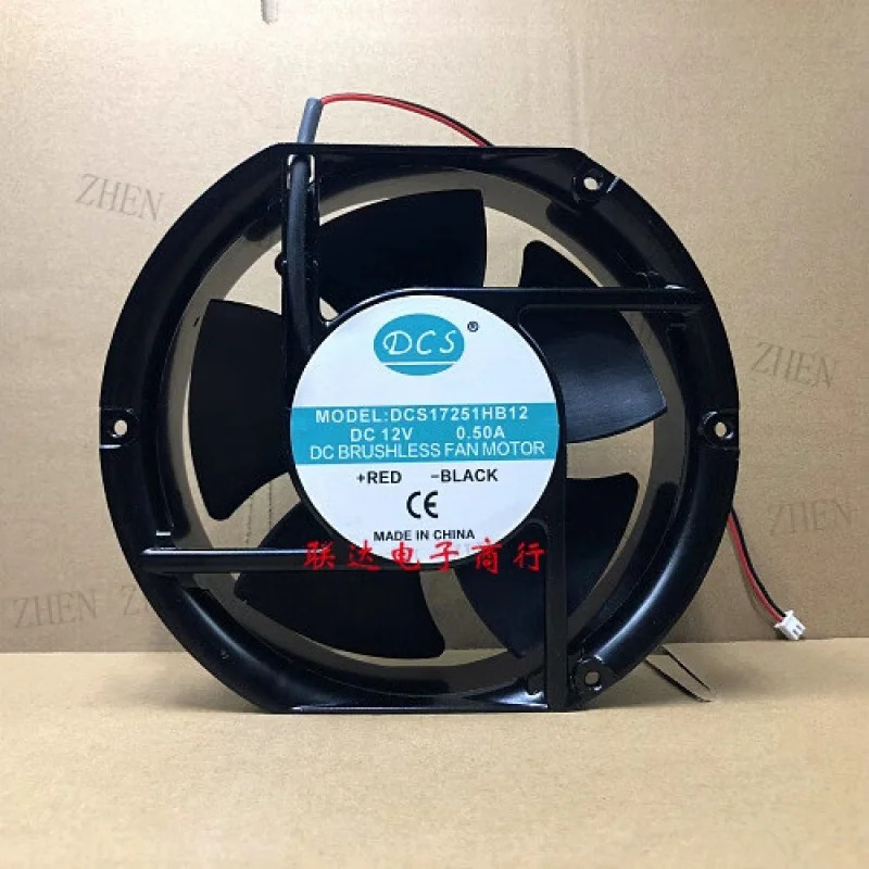 Y FOR DCS DCS17251HB12 DC12V 0.50A 17cm 유도 냉각팬