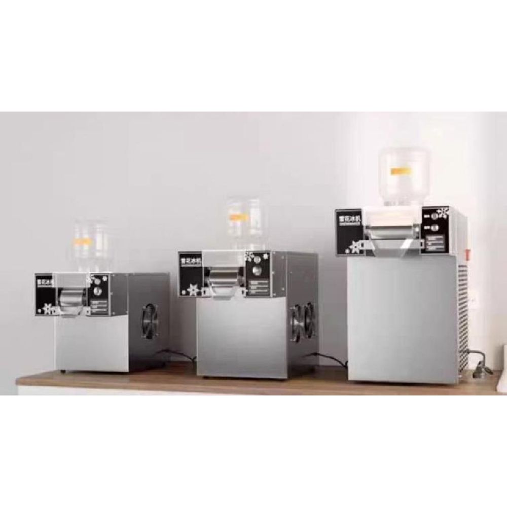 빙수기 750w 눈꽃빙수기 전자동 상업용 이동식 접이식 얼음 분쇄기 전동 팥빙수 기계 가정용 - 상품 이미지