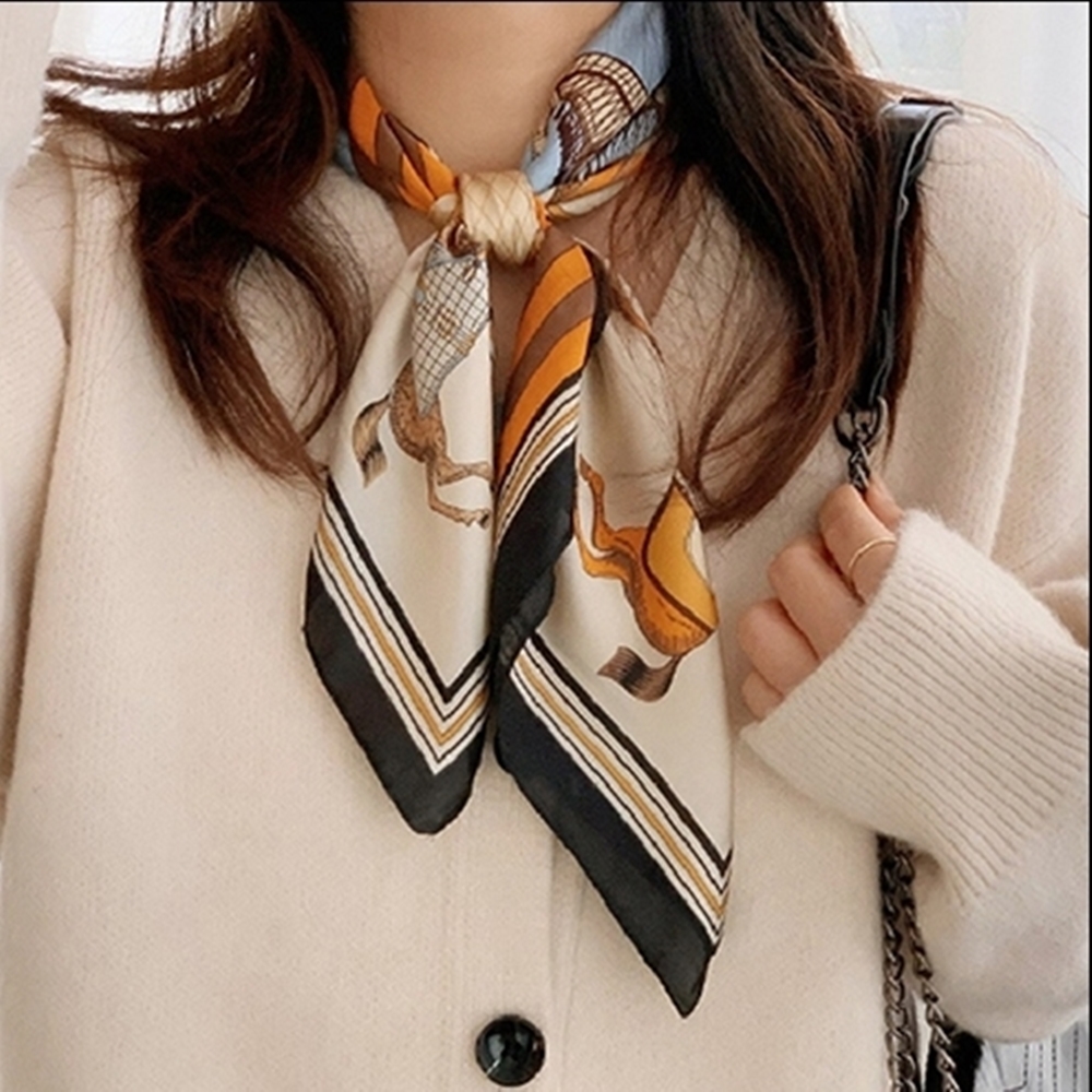 쁘띠 스카프 데일리 쉬폰 - 상품 이미지