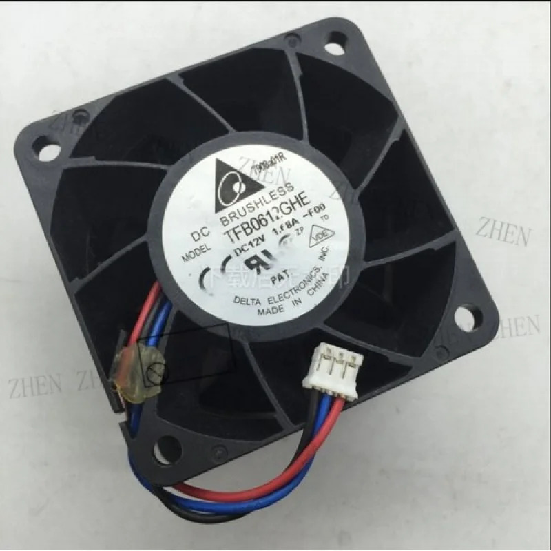 Y TFB0612GHE-F00 6cm 6038 DC12V 1.68A 3선 냉각팬