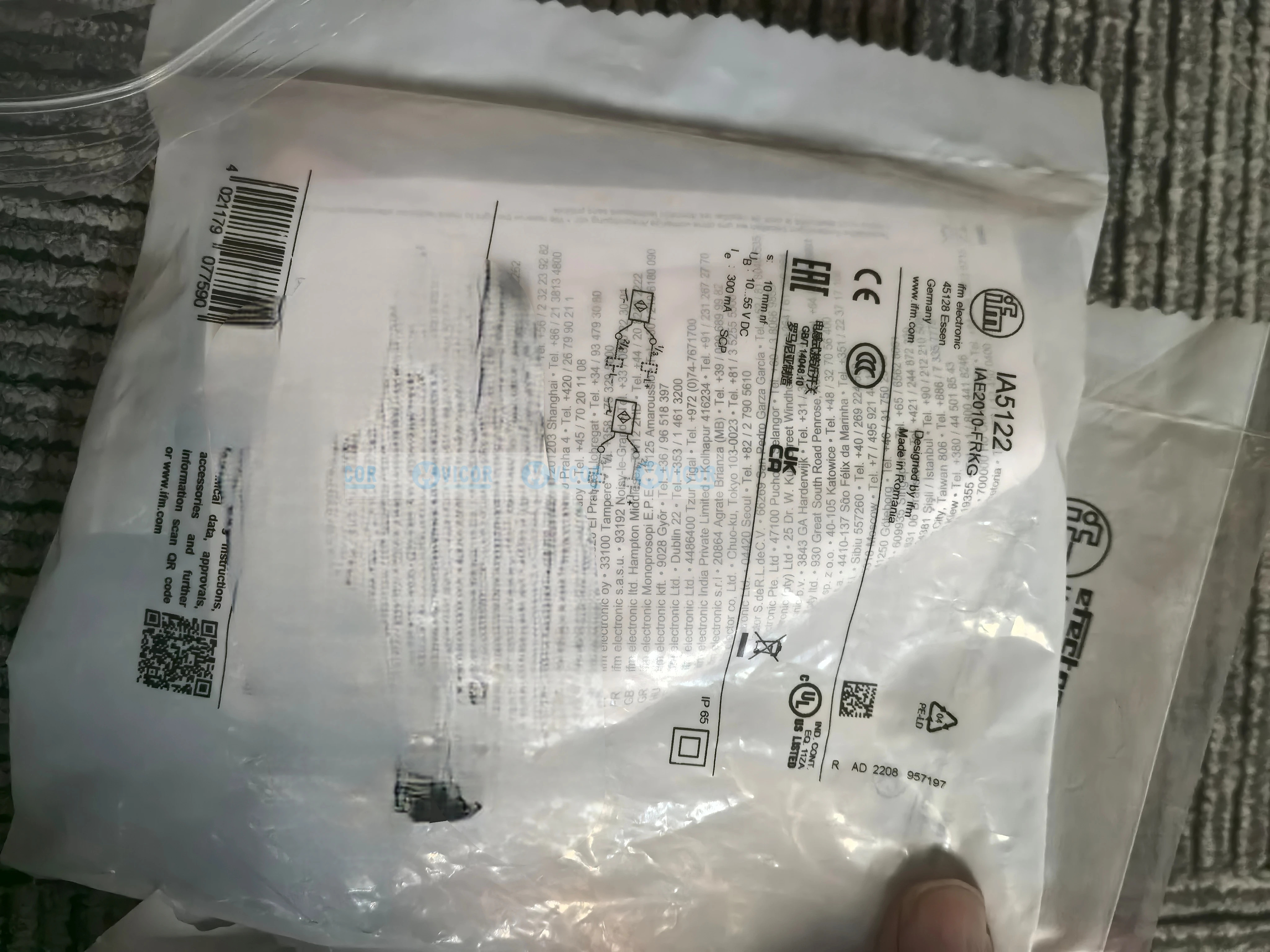 IFM 센서 IA5062 IA0032 IA0027 IA5122 IA0004