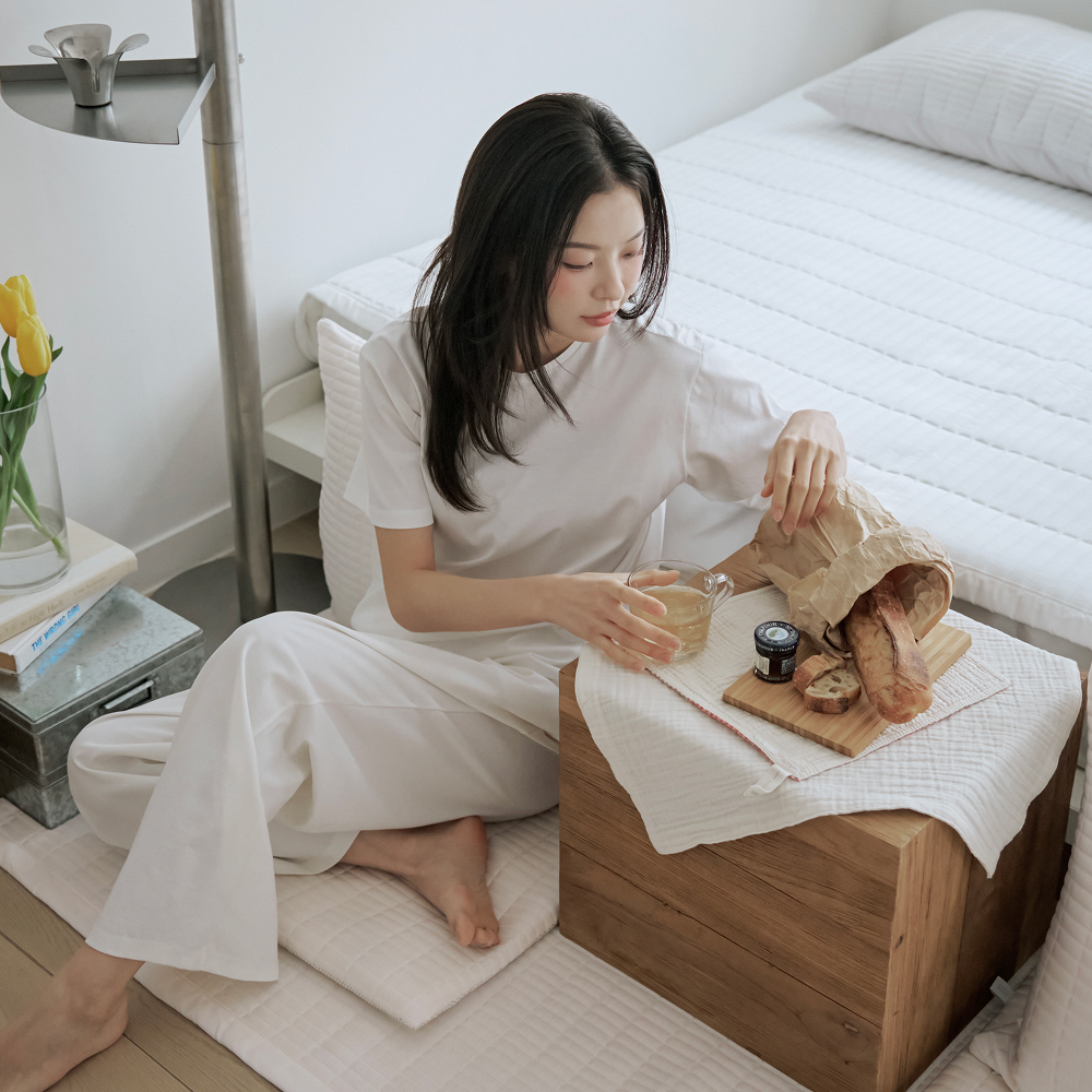 히말라야 듀라론 시원한 여름 쿨링 의자방석 쿨매트 냉감 에어메쉬 방석 세트 50x50 이미지 3