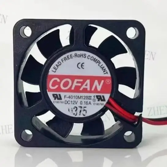 Y F-4010M12BII 4010 DC12V 0.16A 4CM 2선식 고풍량 냉각팬기능