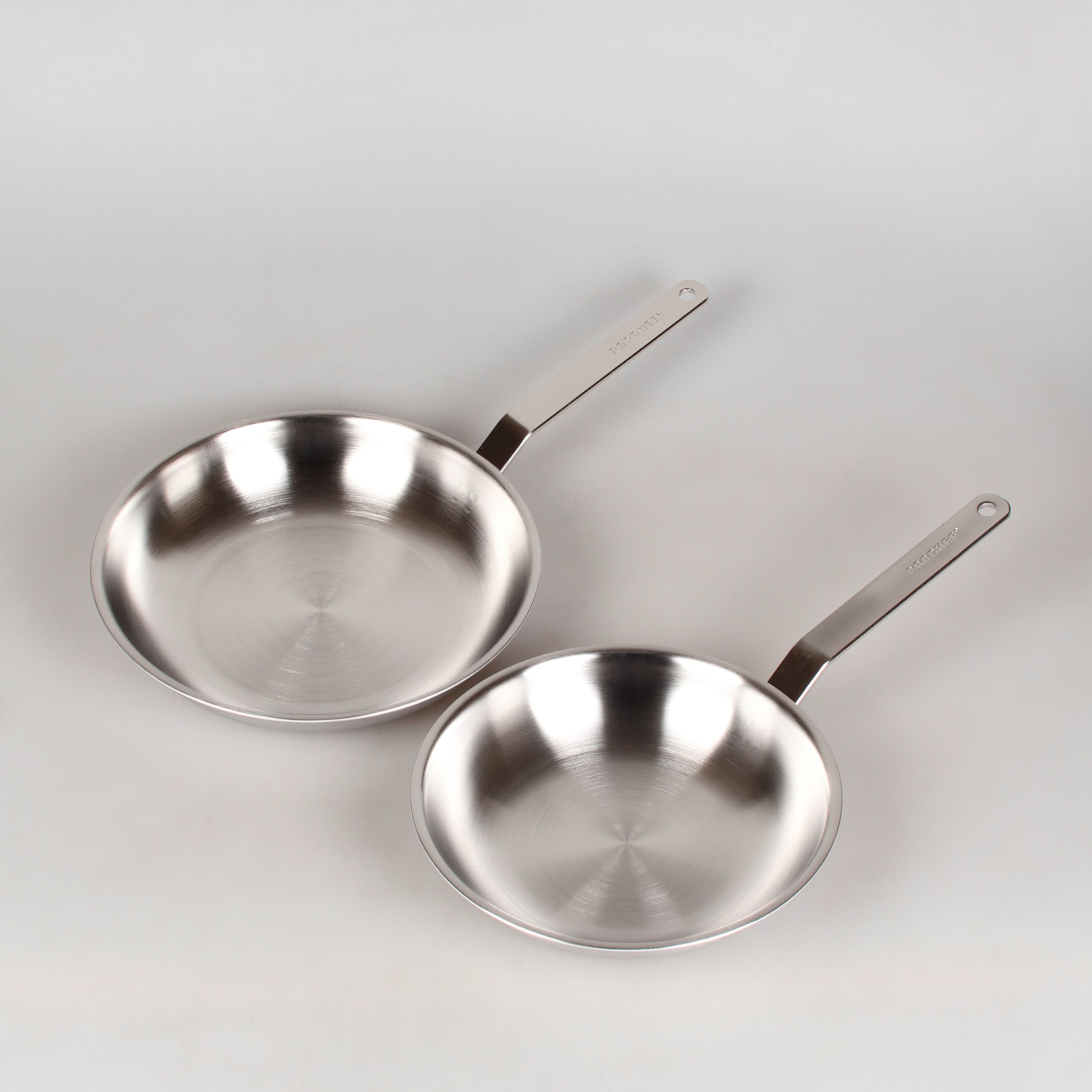 무연마제 스텐 프라이팬 통3중 스텐팬 인덕션 무연마 한일스텐레스 24cm 이미지 7