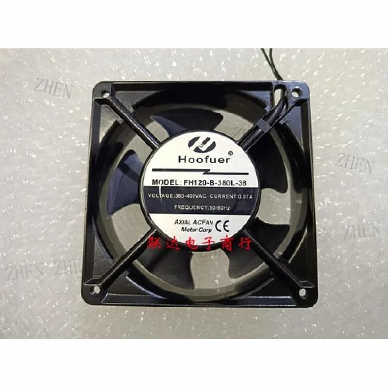 후퍼 FH120-B-380L-38 380V-400VAC 0.07A 12CM 12038 냉각팬