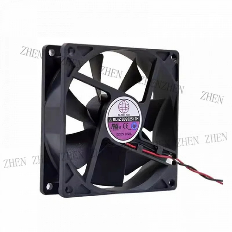Y B0922512H 9025 9cm DC12V 0.53A 2선식 냉각팬