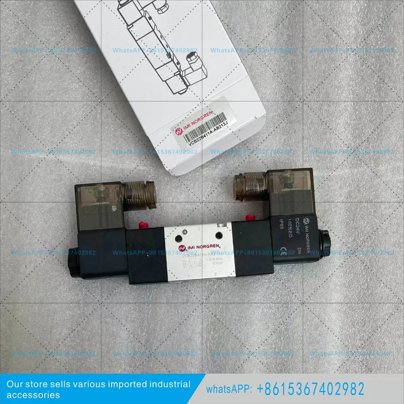 VCB22B411A-AB213J 노그렌 작동 솔레노이드 밸브 G1/4 나사 24DC