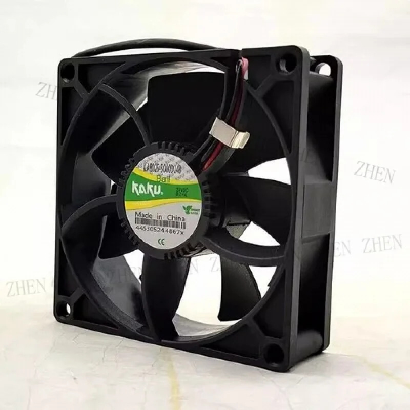 Y KA8025-5000D24B DC24V 0.24A 8CM 2핀 냉각팬