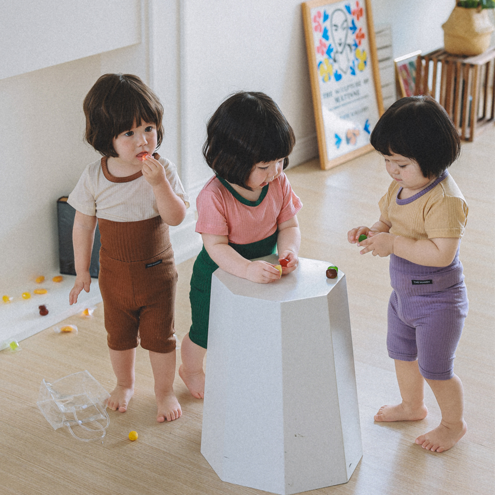 5+1 봄 여름 아기내복 아기실내복 5부 7부 9부 신생아 유아 배앓이방지 실내복