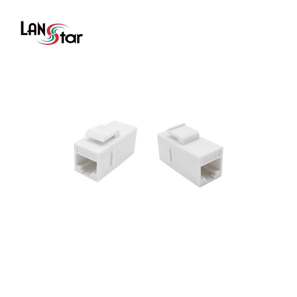 랜스타 CAT6 UTP RJ45 키스톤 잭형 커플러 8P8C (LSP-6IC-UKW) - 상품 이미지