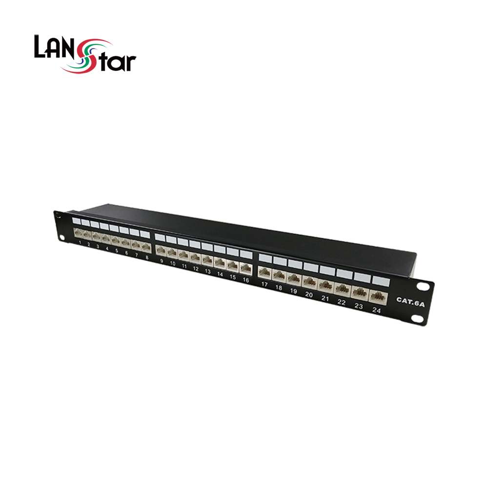 랜스타 LS-P197-2410G 패치판넬 CAT.6A FTP 10G 24PORT - 상품 이미지