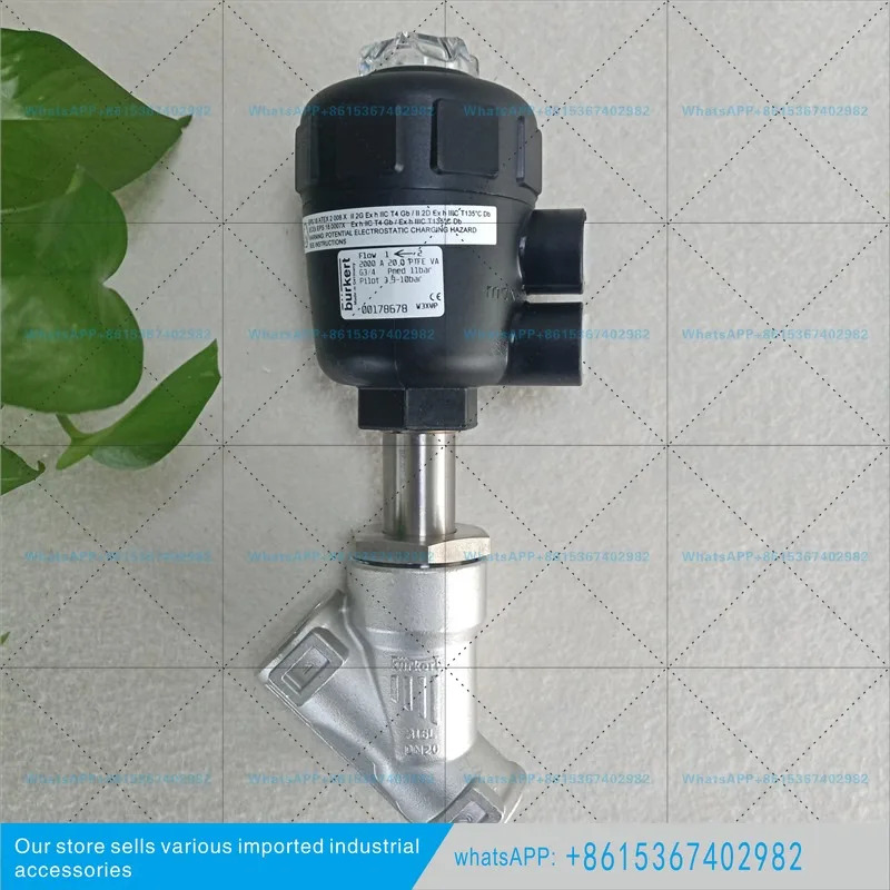 바오데 공압 앵글 시트 밸브 2000 A 20.0 PTFE VA 00178678