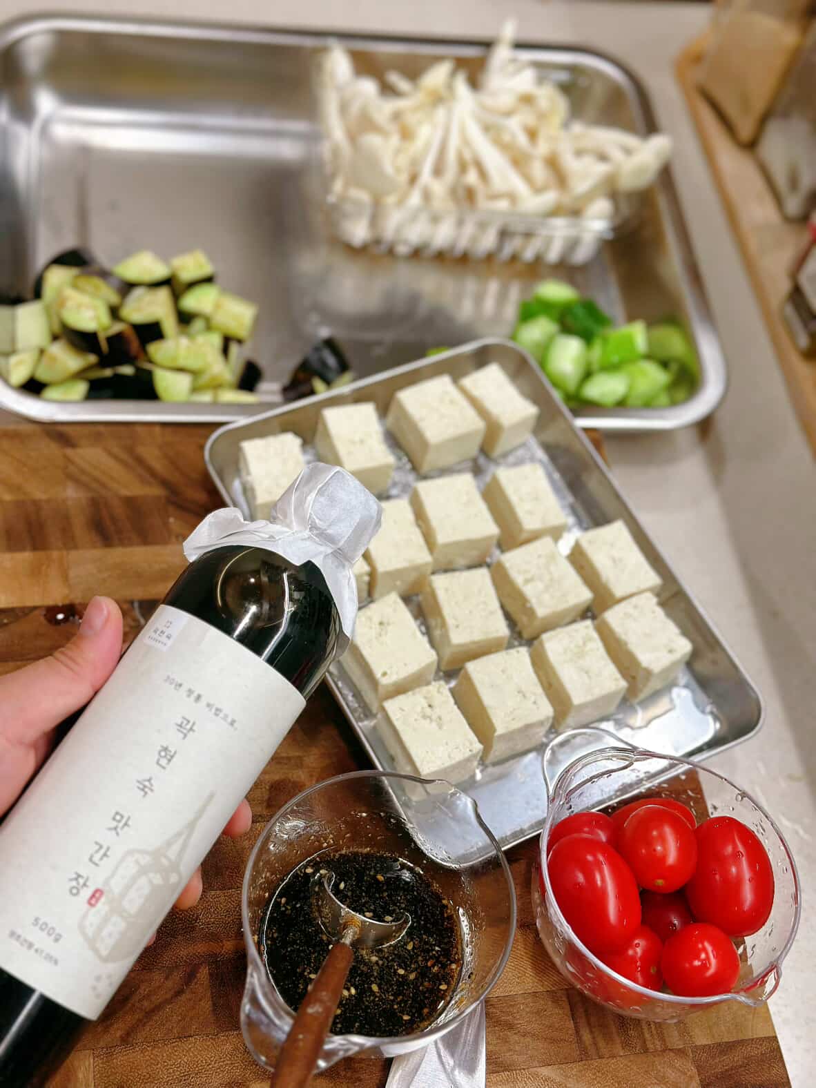 수제 맛간장 구운 야채를 넣은 만능간장 상품 이미지
