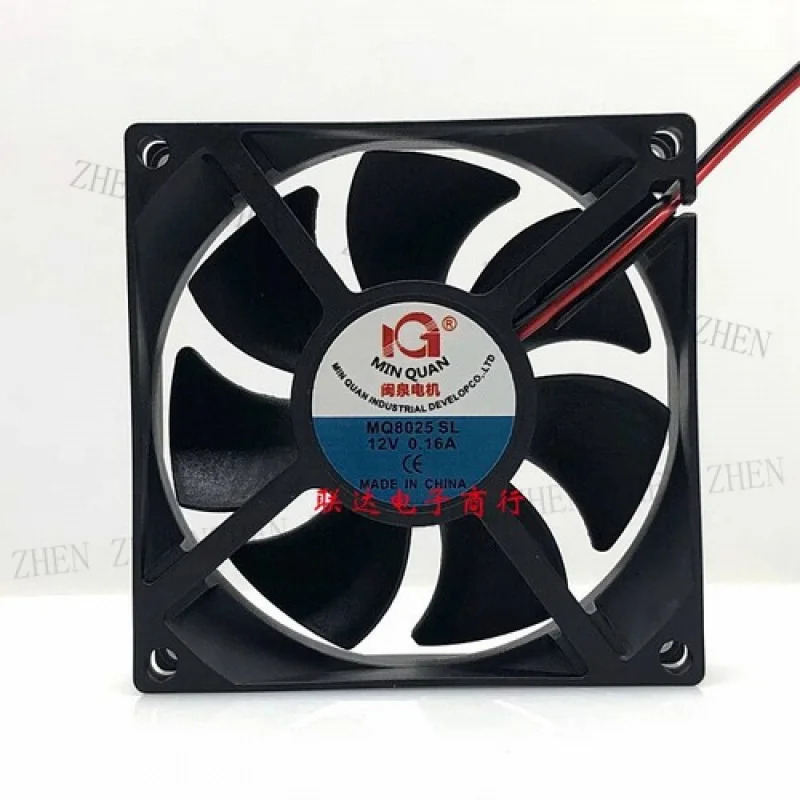 민콴 MQ8025 SL 12V 0.16A 8cm 8025 DC 냉각팬Y