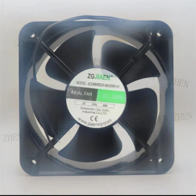 Y ZGJIAEN 팬JE20060B22V-BA33SR-V1 EC220V 60W 20cm 2선 알루미늄프레임